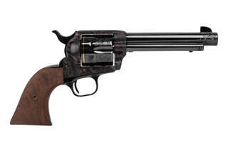 This Colt Single Action Army 45 LC revolver is color case hardened.